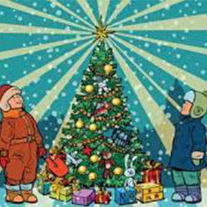 Decorating a Christmas Tree