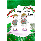 A girl in the forest